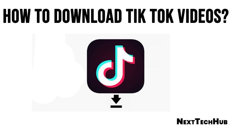 is the any way to download tik tok videos