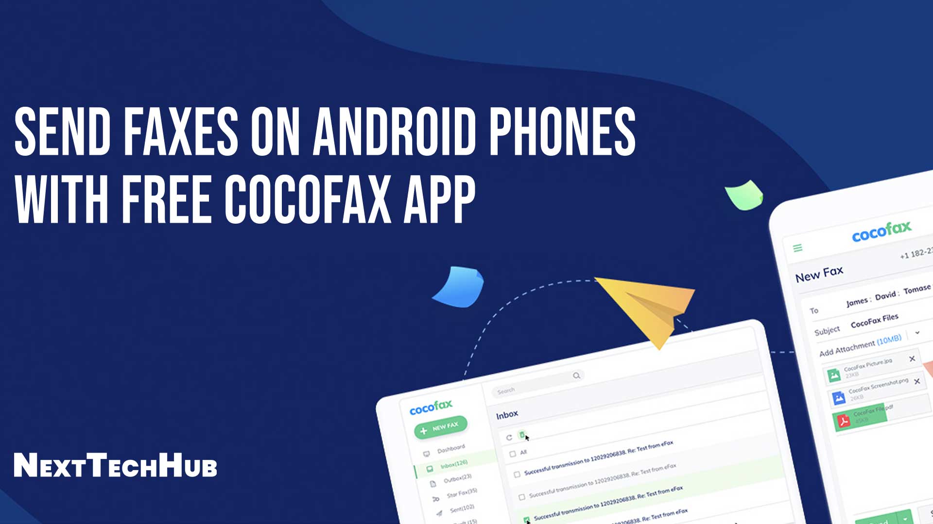 Send Faxes on Android Phones with Free CocoFax App