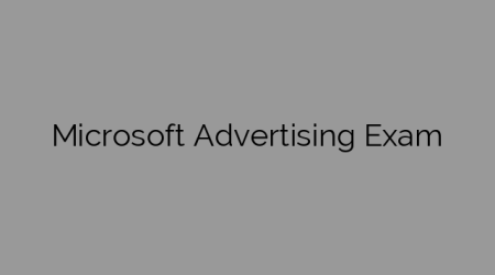Microsoft Advertising Exam